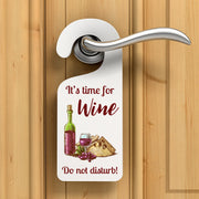 Time For Wine Red or White Acrylic Door Hanger Sign-Love Lumi Ltd
