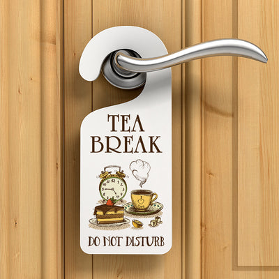 Tea Break Acrylic Door Hanger Sign-Love Lumi Ltd