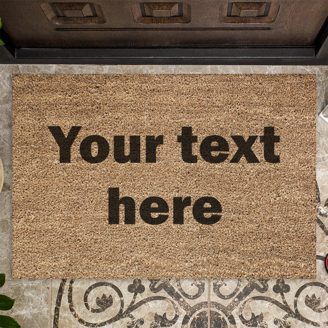 ANY MESSAGE Door Mat-Love Lumi Ltd