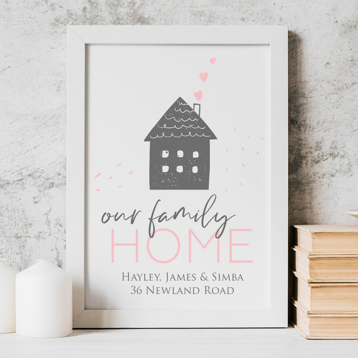 Family Home Framed Print-Love Lumi Ltd