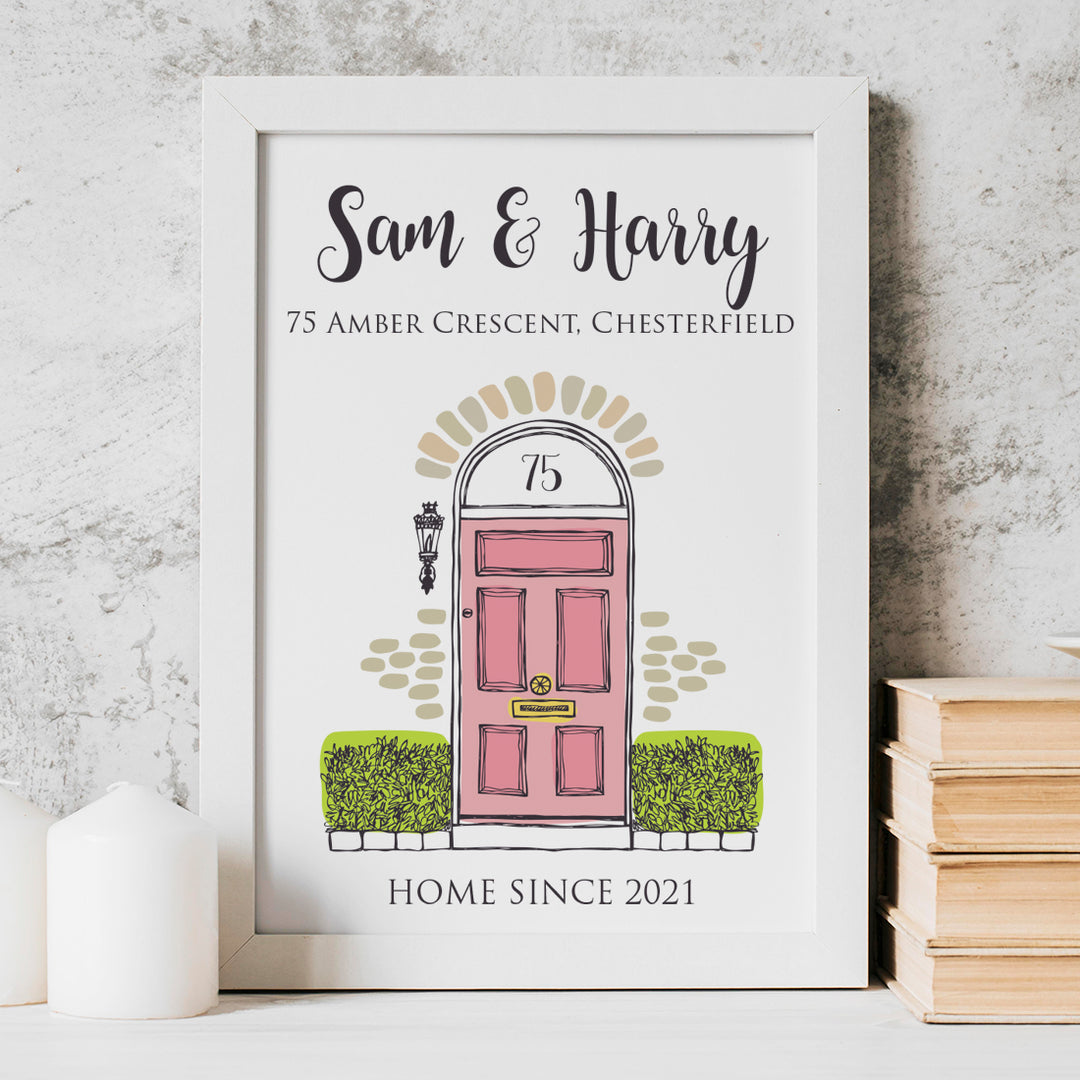 Personalised New Home Front Door Print-Love Lumi Ltd