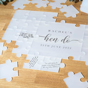 Personalised Frosted Acrylic Classic Hen Party Signing Puzzle Jigsaw-Love Lumi Ltd