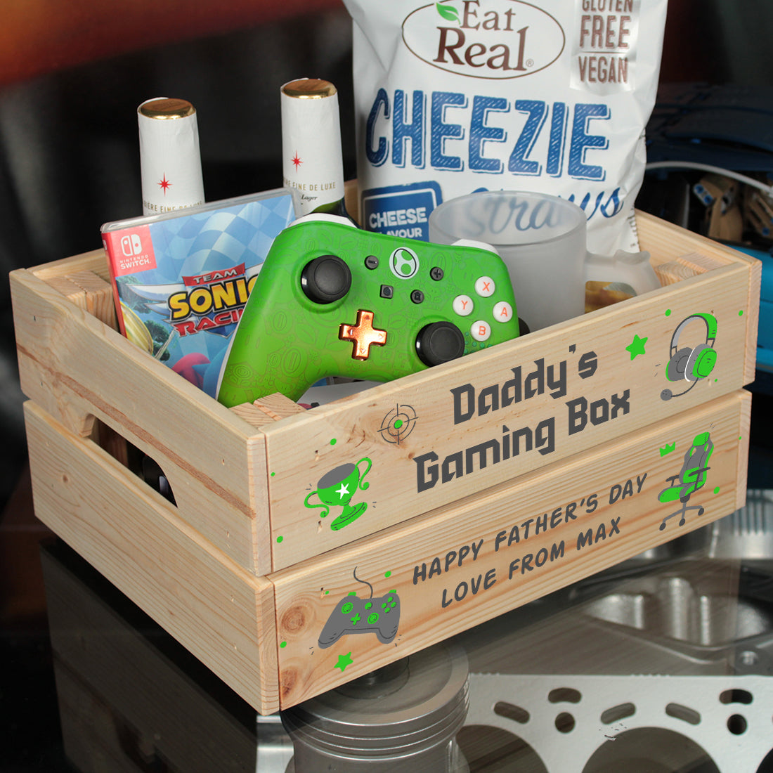 Gaming Hamper Gift Crate-Love Lumi Ltd