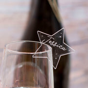 Any Occasion Acrylic Star Wine Glass Charm Place Setting Party Favours-Love Lumi Ltd