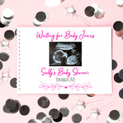 Personalised Pregnancy Scan Photo Baby Shower Guest Book Scrapbook-Love Lumi Ltd