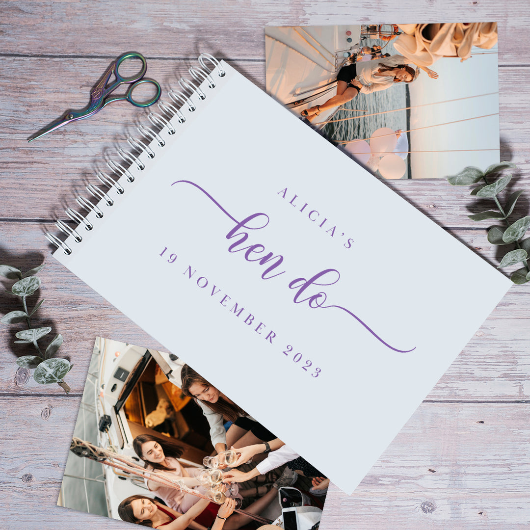 Classic Hen Do Party Photo Album Memory Scrapbook-Love Lumi Ltd