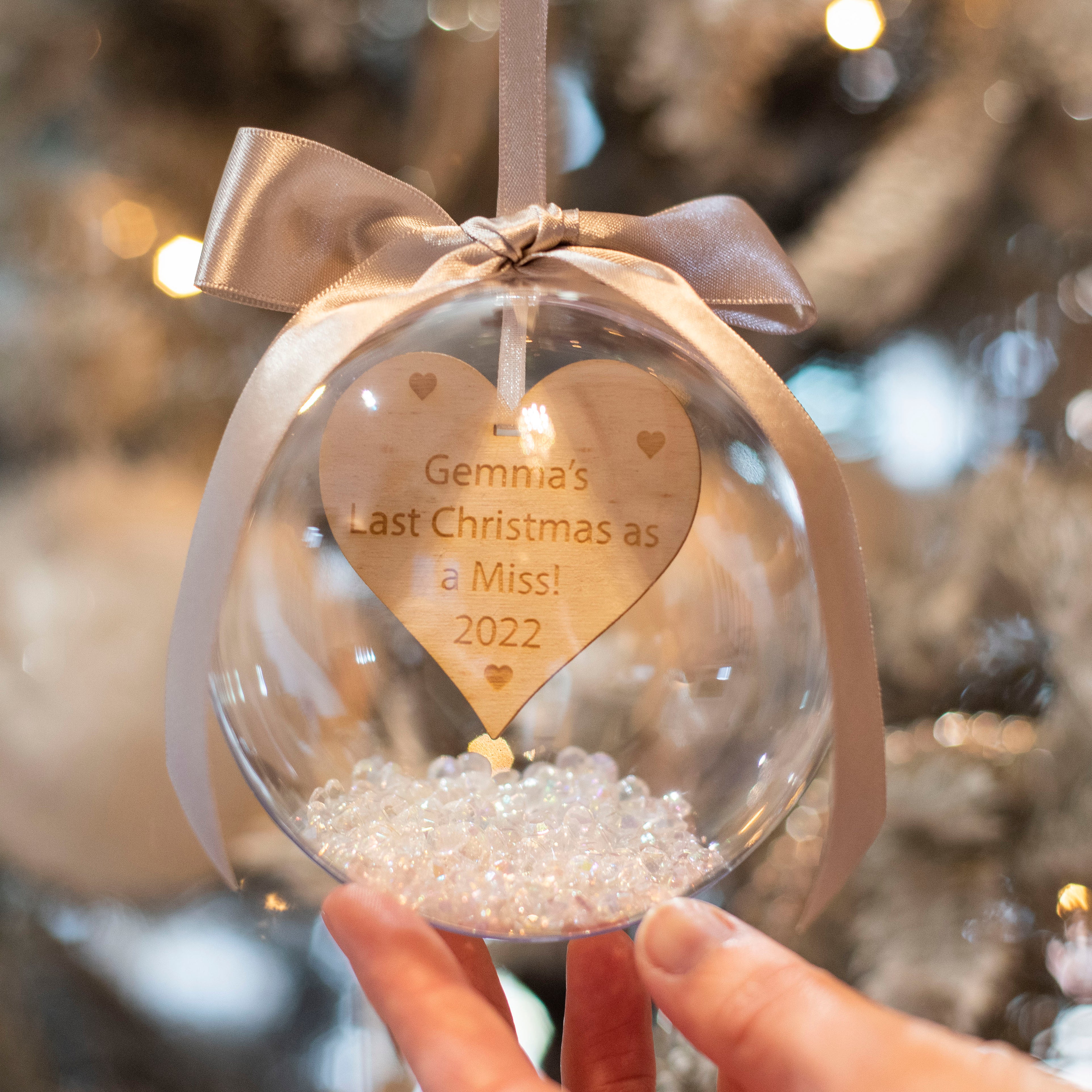Last Christmas as a Miss Christmas Bauble-Love Lumi Ltd