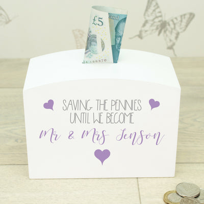 Future Mr & Mrs Wedding Money Box-Love Lumi Ltd