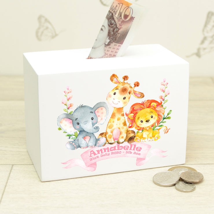 Jungle Animal Baby Money Box-Love Lumi Ltd