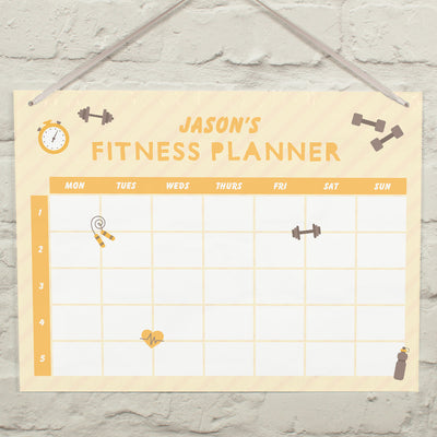 A3 Wipe Clean Acrylic Gym Fitness Workout Wall Planner with Pen-Love Lumi Ltd