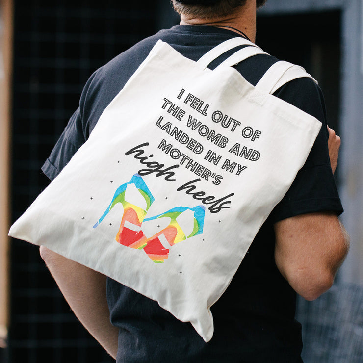 Gay Pride Rainbow High Heels LGBTQ+ Tote Bag-Love Lumi Ltd