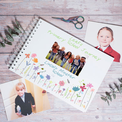 Personalised Primary School Journey Photo Album Memory Scrapbook-Love Lumi Ltd