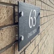 Classic Slate House Number or Name Wall Mounted Sign-Love Lumi Ltd