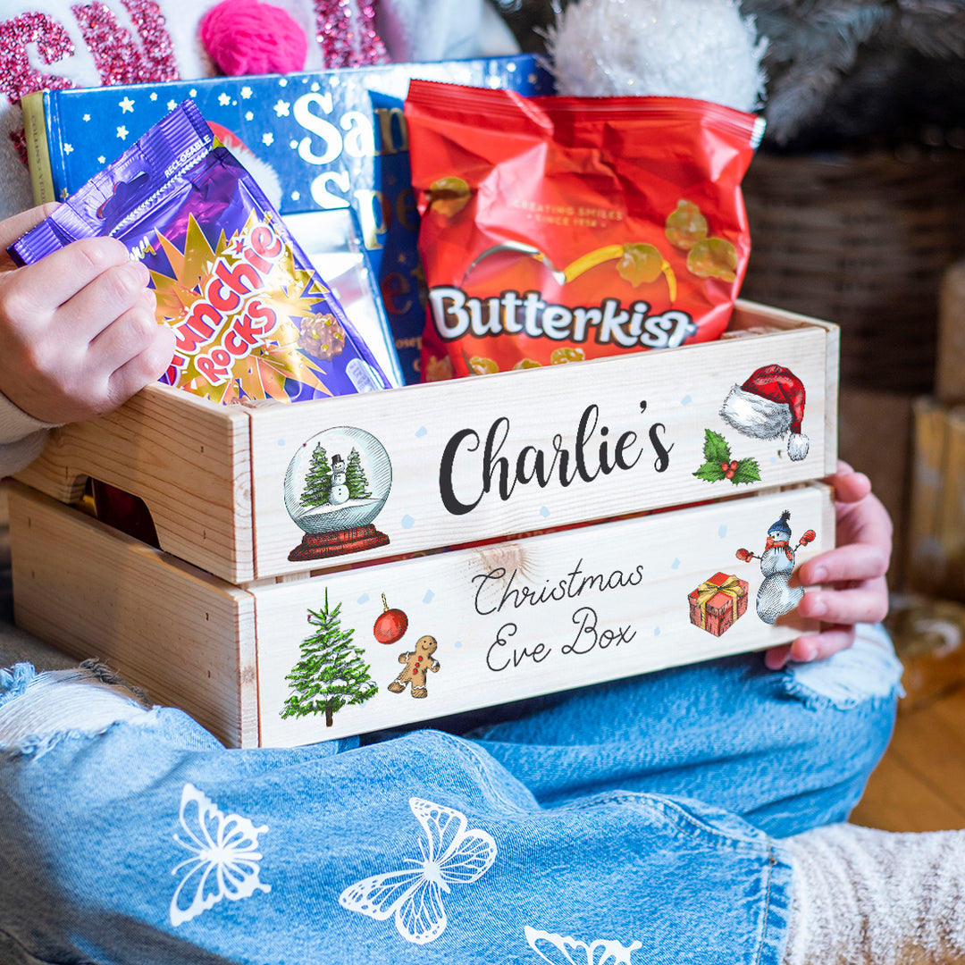 Snow Globe Christmas Eve Gift Crate-Love Lumi Ltd