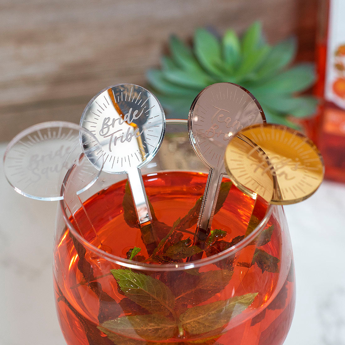 Personalised Starburst Any Occasion Acrylic Party Favour Drink Stirrers-Love Lumi Ltd