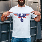 Personalised Top Dad T Shirt-Love Lumi Ltd