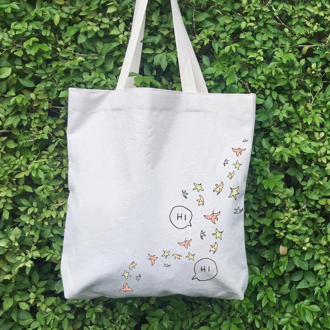 Heartstopper Leaves Hi Netflix Tote Bag-Love Lumi Ltd
