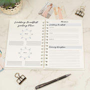 Personalised Eucalyptus Wedding Planner Hardback Notebook-Love Lumi Ltd