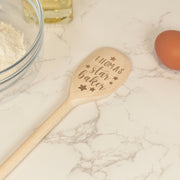 Personalised Star Baker Wooden Cake Baking Spoon-Love Lumi Ltd